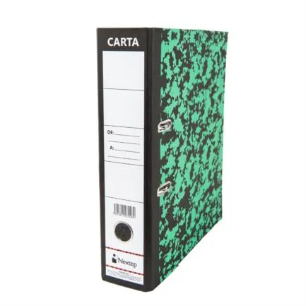 [NE-050] Registrador Nextep Carta Marmoleado Broche Metálico - [NE-050] 