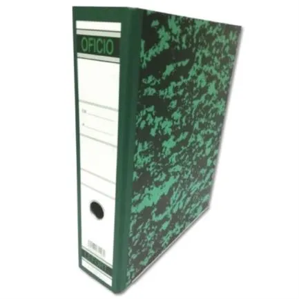 [REGI0-KY-OF] Registrador Kyma Tamaño Oficio Color Verde Jaspeado - [REGI0-KY-OF]