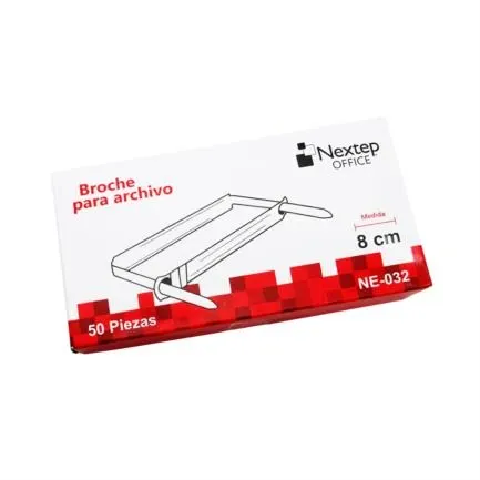 [NE-032] Broche Nextep Archivo No.8 cm C/50 Pzas - [NE-032]