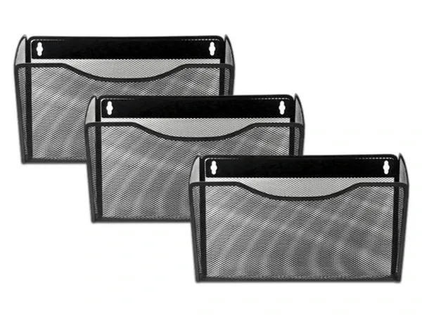 [NE-164P3] Revistero Nextep de Pared Malla Metalica C/3 - [NE-164P3]