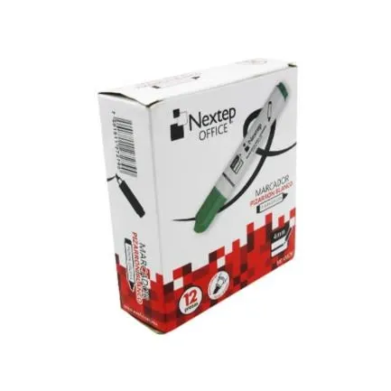 [NE-082V] Marcador Nextep para Pizarrón Blanco Color Verde C/12 Pzas - [NE-082V]