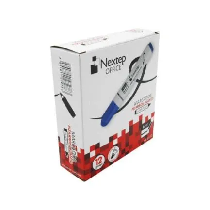 [NE-082Z] Marcador Nextep para Pizarrón Blanco Color Azul C/12 Pzas - [NE-082Z]