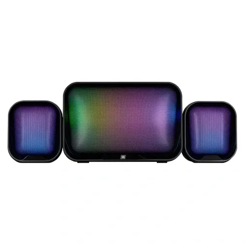 [SPK-255] BOCINAS VORAGO SPK-255 START THE GAME SPK-255 2.1 USB/3.5MM 3W*2 + 10W SUBWOOFER RGB - [SPK-255]
