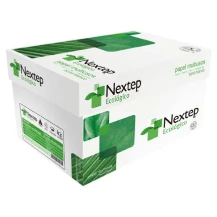 [NEXTEP ECO CARTA] Papel Cortado Nextep Ecologico Carta 95% Blancura 75Gr Caja c/5000 Hojas - [NEXTEP ECO CARTA]