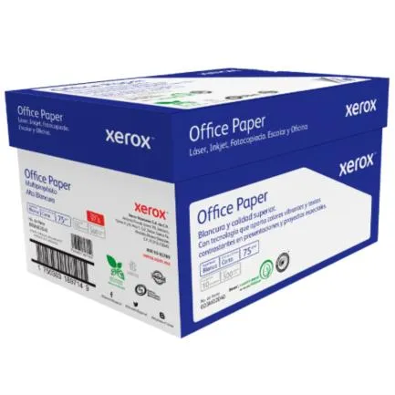 [3M02040] Papel Cortado Xerox Office Paper Azul Carta 75 gr 97% Blancura Caja C/5000 hojas - [3M02040]