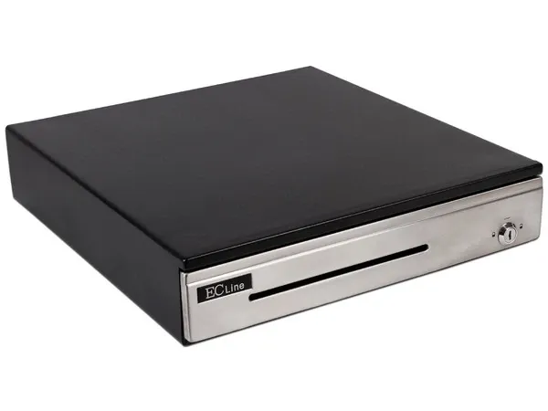 [EC-CD-100P] CAJON DE DINERO ECLINE PREMIUM 5 BILLETES/8 MONEDAS TRES POSICIONES DE SEGURIDAD C/ LLAVE INTERFAZ: RJ11 - [EC-CD-100P]