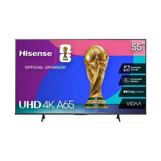 [55A65NV] Televisor Hisense A6 55 in 4K Smart VIDAA U7 Wifi/HDMI/USB AIPQ - [55A65NV]