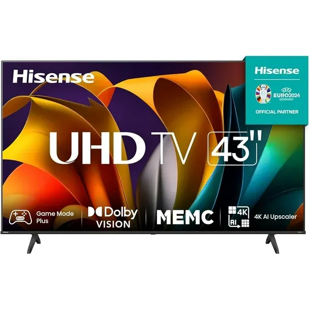 [43A6N] Televisor Hisense A6N 43" UHD 4K Resolucion 3840x2160 Smart Google TV LAN Bluetooth - [43A6N]