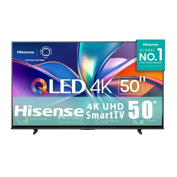 [50QD6N] Televisor Hisense 50" QD6N 4K Smart Google TV Wi-Fi HDMI USB 3840 2160 RGB - [50QD6N]