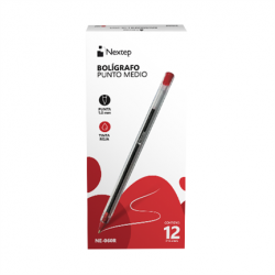 [NE-060R] Boligrafo Nextep 1000 Rojo 1mm c/12 - [NE-060R]