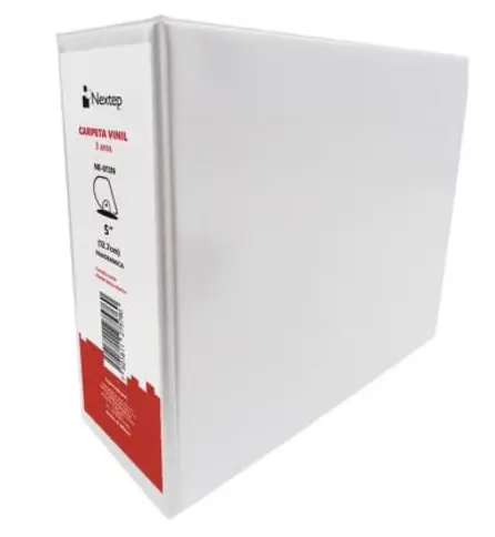 [NE-013N] CARPETA NEXTEP VINIL ARO "D" 5" CARTA BLANCA - [NE-013N]