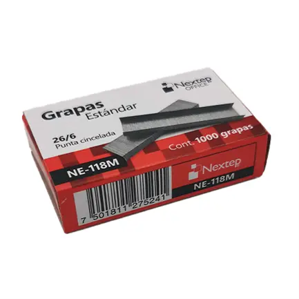 [NE-118M] Grapas Nextep Estandar 26/6 c/1000 - [NE-118M] 