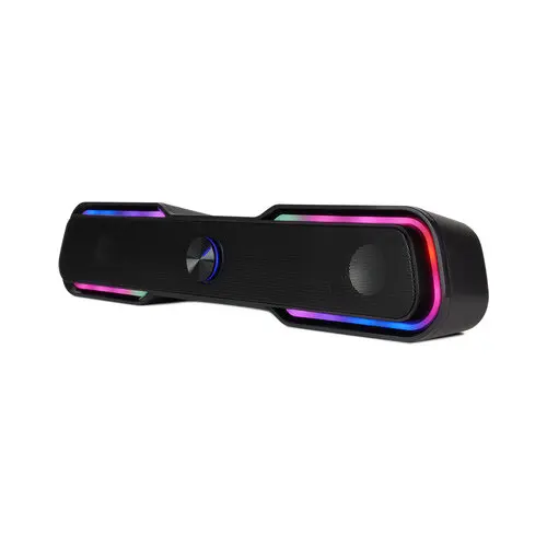 [BSP-350] Bocina Vorago Start The Game BSP-350 Bluetooth/3.5MM USB Iluminación RGB Color Negro - [BSP-350]