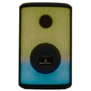 [PC-113201] Bocina Perfect Choice Rampage Profesional Portable RGB 30W Color Negro - [PC-113201]