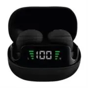 [PC-117056] Audífonos Inalámbricos Perfect Choice TWS Mini Tiny Beats con Indicador de Carga Color Negro - [PC-117056]